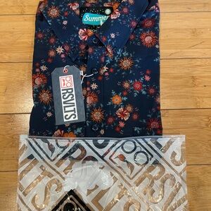 RSVLTS Summer peta metal Floral Men's Shirt